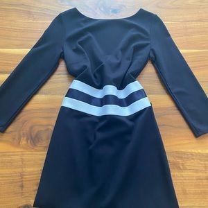 Navy blue Bailey 44 zip back dress